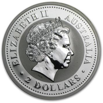 Australië Lunar 1 Haas 1999 2 ounce silver